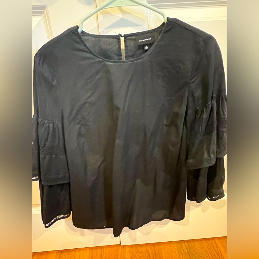 Black Who What Wear top